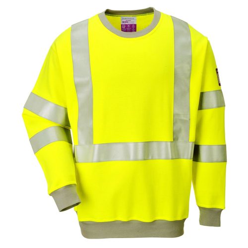 Portwest Lángálló, antisztatikus Hi-Vis pulóver