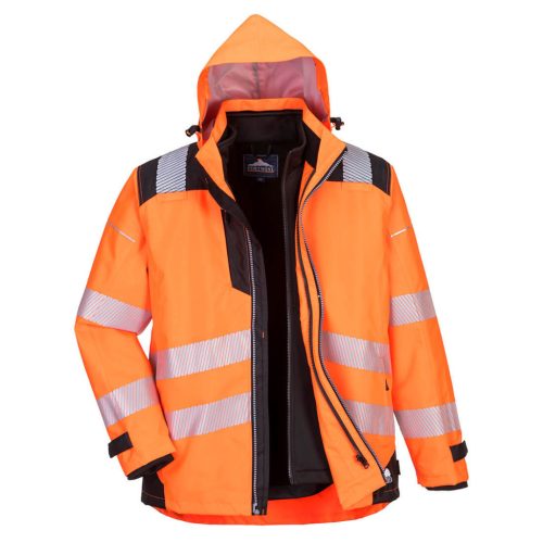 Portwest PW3 Hi-Vis 3-in-1 kabát