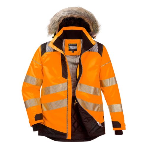 Portwest PW3 Hi-Vis Parka télikabát