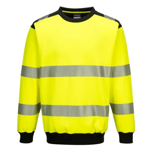 Portwest PW3 Hi-Vis Crew Neck pulóver